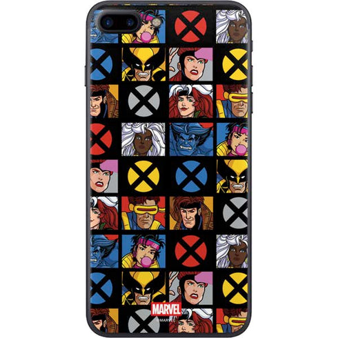 Marvel X-Men Pattern iPhone 8 Plus Skin